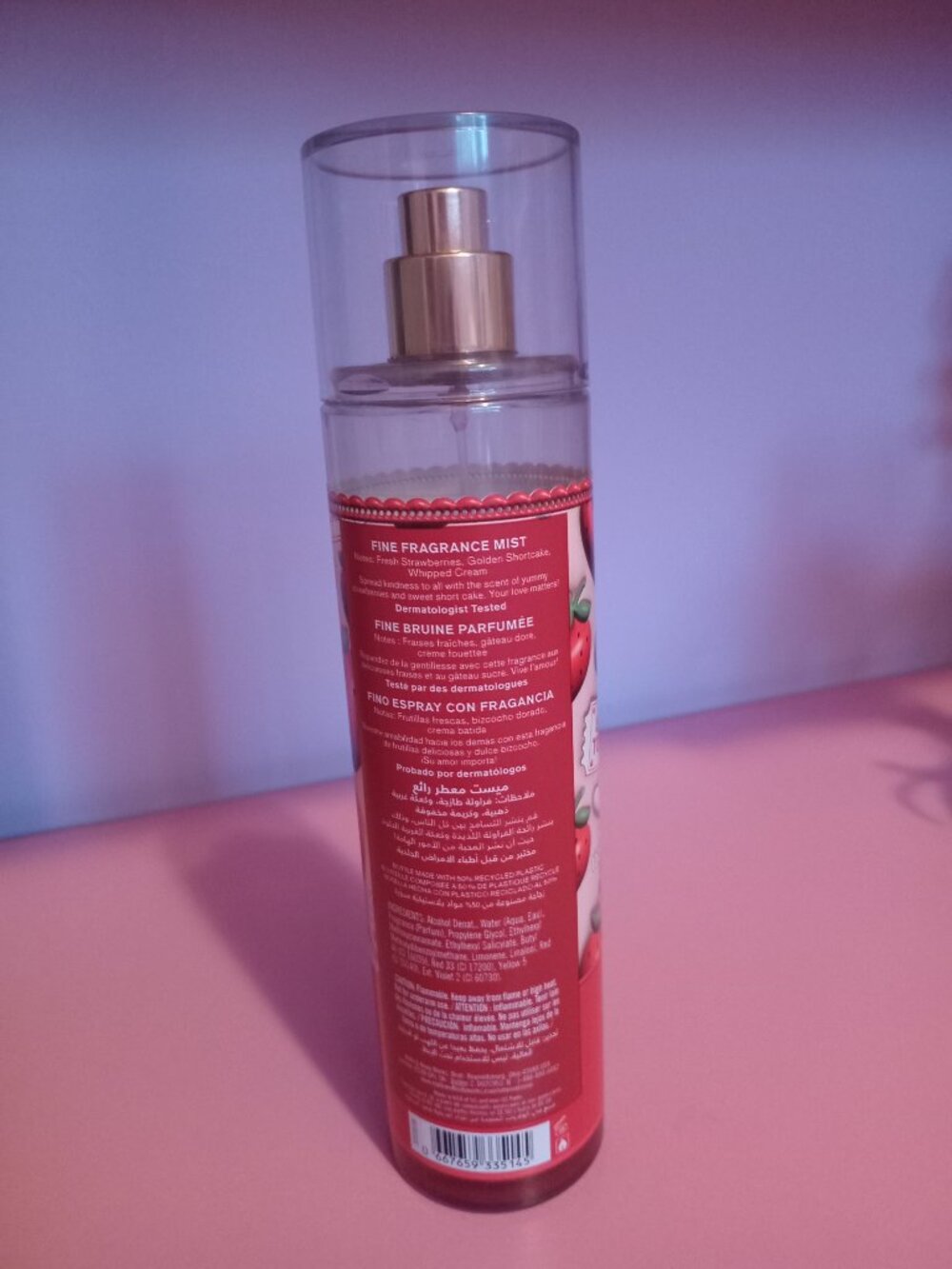 Bath & Body Works Strawberry Pound Cake Body Spray - Picture 2 of 2